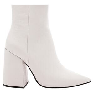 Alias Mae Ahara Bootie Bone leather pointed toe heeled booties boots size 8 EU39